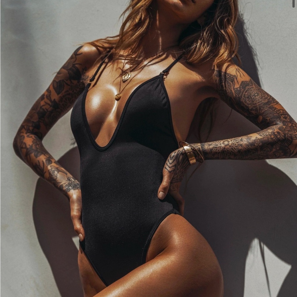 Gooseberry So Chic Black One-Piece Swimsuit